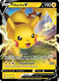 Pikachu V (Vivid Voltage 43/185)
