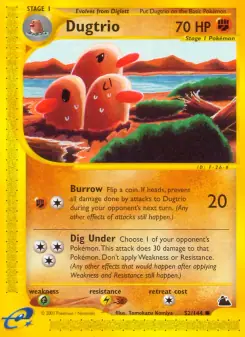 Dugtrio (Skyridge 52/144)