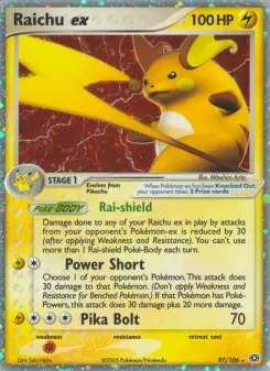 Raichu ex (Emerald 97/106)