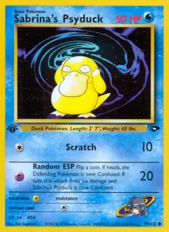 Sabrina's Psyduck (Gym Challenge 99/132)