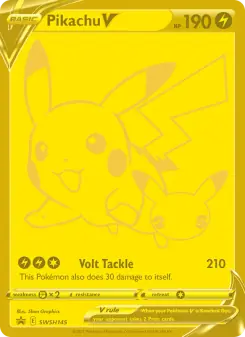 Pikachu V (SWSH Black Star Promos SWSH145)