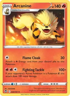 Arcanine (Silver Tempest 020/195)