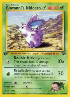 Giovanni's Nidoran ♂ (Gym Challenge 76/132)