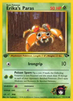 Erika's Paras (Gym Challenge 71/132)