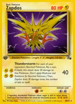 Zapdos (Fossil 30/62)