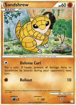 Sandshrew (HeartGold SoulSilver 79/123)