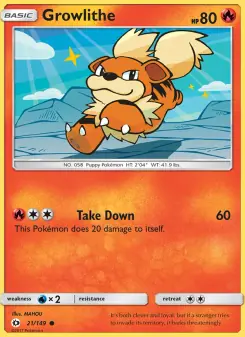 Growlithe (Sun & Moon 21/149)