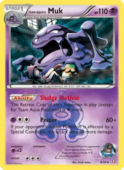 Team Aqua's Muk (Double Crisis 8/34)