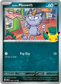Alolan Meowth (30th Celebration 089/128)