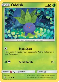 Oddish (Unbroken Bonds 5/214)