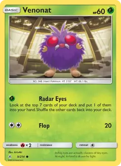 Venonat (Unbroken Bonds 9/214)