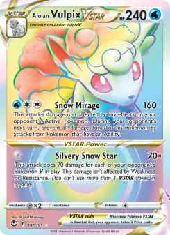 Alolan Vulpix VSTAR (Silver Tempest 197/195)