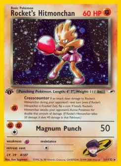 Rocket's Hitmonchan (Gym Heroes 11/132)
