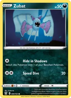 Zubat (Battle Styles 89/163)