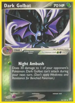 Dark Golbat (Team Rocket Returns 34/109)