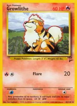 Growlithe (Base Set 2 42/130)