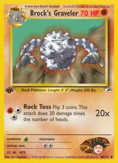 Brock's Graveler (Gym Heroes 40/132)