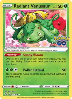Radiant Venusaur (Pokémon GO 004/78)