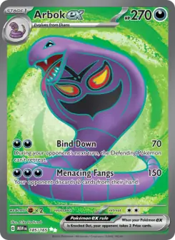 Arbok ex (151 185/165)