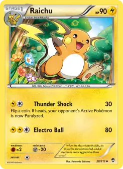 Raichu (Furious Fists 28/111)