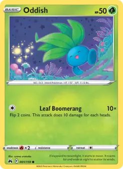 Oddish (Crown Zenith 001/159)