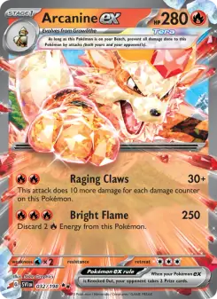 Arcanine ex (Scarlet & Violet 032/198)