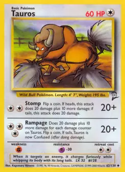 Tauros (Base Set 2 62/130)