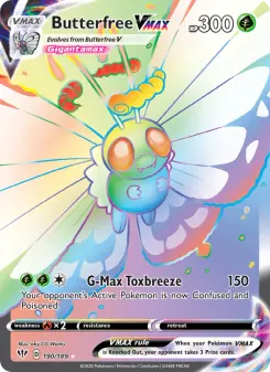 Butterfree VMAX (Darkness Ablaze 190/189)
