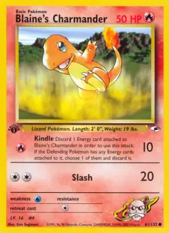Blaine's Charmander (Gym Heroes 61/132)