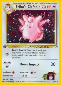 Erika's Clefable (Gym Heroes 3/132)