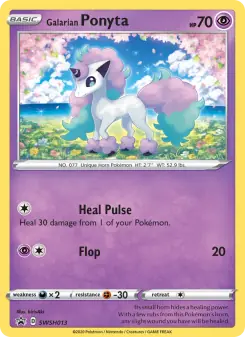 Galarian Ponyta (SWSH Black Star Promos SWSH013)