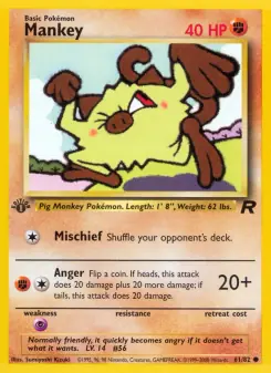 Mankey (Team Rocket 61/82)