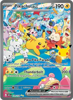Pikachu ex (30th Celebration 149/128)