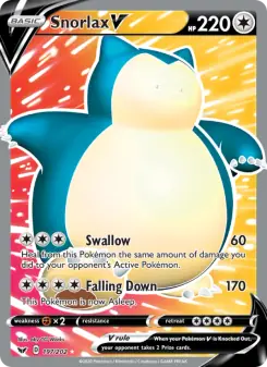 Snorlax V (Sword & Shield 197/202)