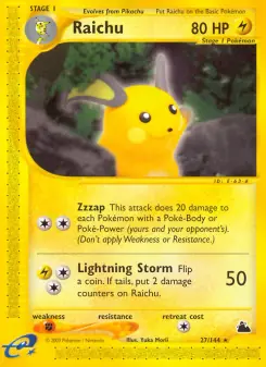 Raichu (Skyridge 27/144)