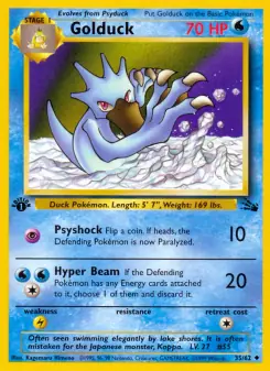 Golduck (Fossil 35/62)