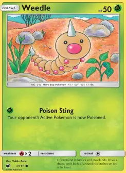 Weedle (Crimson Invasion 1/111)