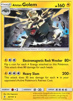 Alolan Golem (Guardians Rising 42/145)