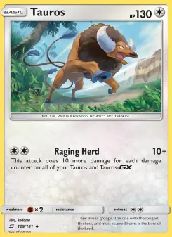 Tauros (Team Up 129/181)