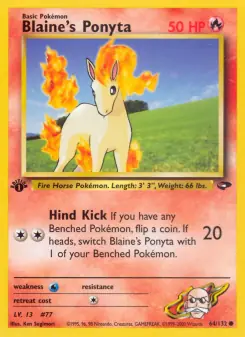 Blaine's Ponyta (Gym Challenge 64/132)
