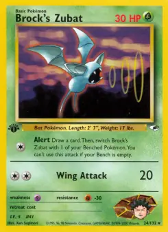 Brock's Zubat (Gym Heroes 24/132)