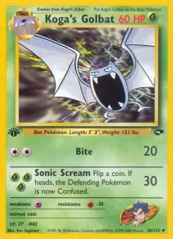 Koga's Golbat (Gym Challenge 46/132)
