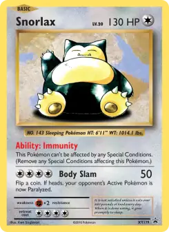 Snorlax (XY Black Star Promos XY179)