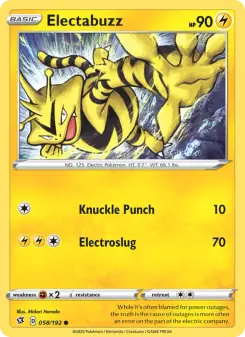 Electabuzz (Rebel Clash 58/192)