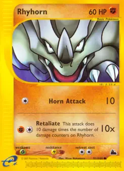 Rhyhorn (Skyridge 91/144)