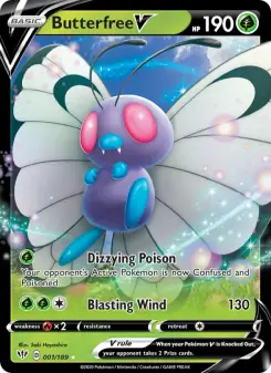 Butterfree V (Darkness Ablaze 1/189)