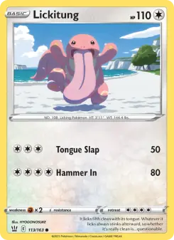 Lickitung (Battle Styles 113/163)