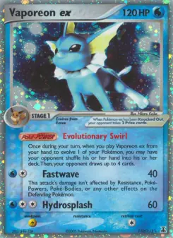 Vaporeon ex (Delta Species 110/113)