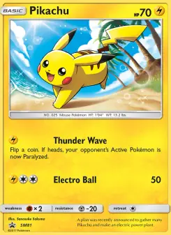 Pikachu (SM Black Star Promos SM81)