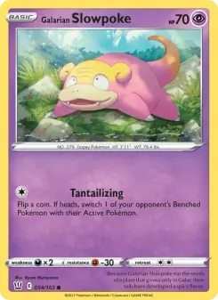 Galarian Slowpoke (Battle Styles 54/163)